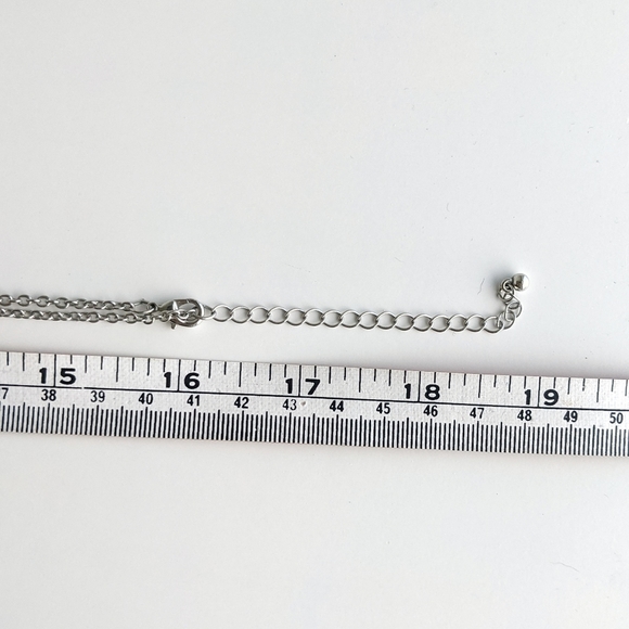 Moon Chakra Pendant Silver-toned Necklace - Picture 4 of 4